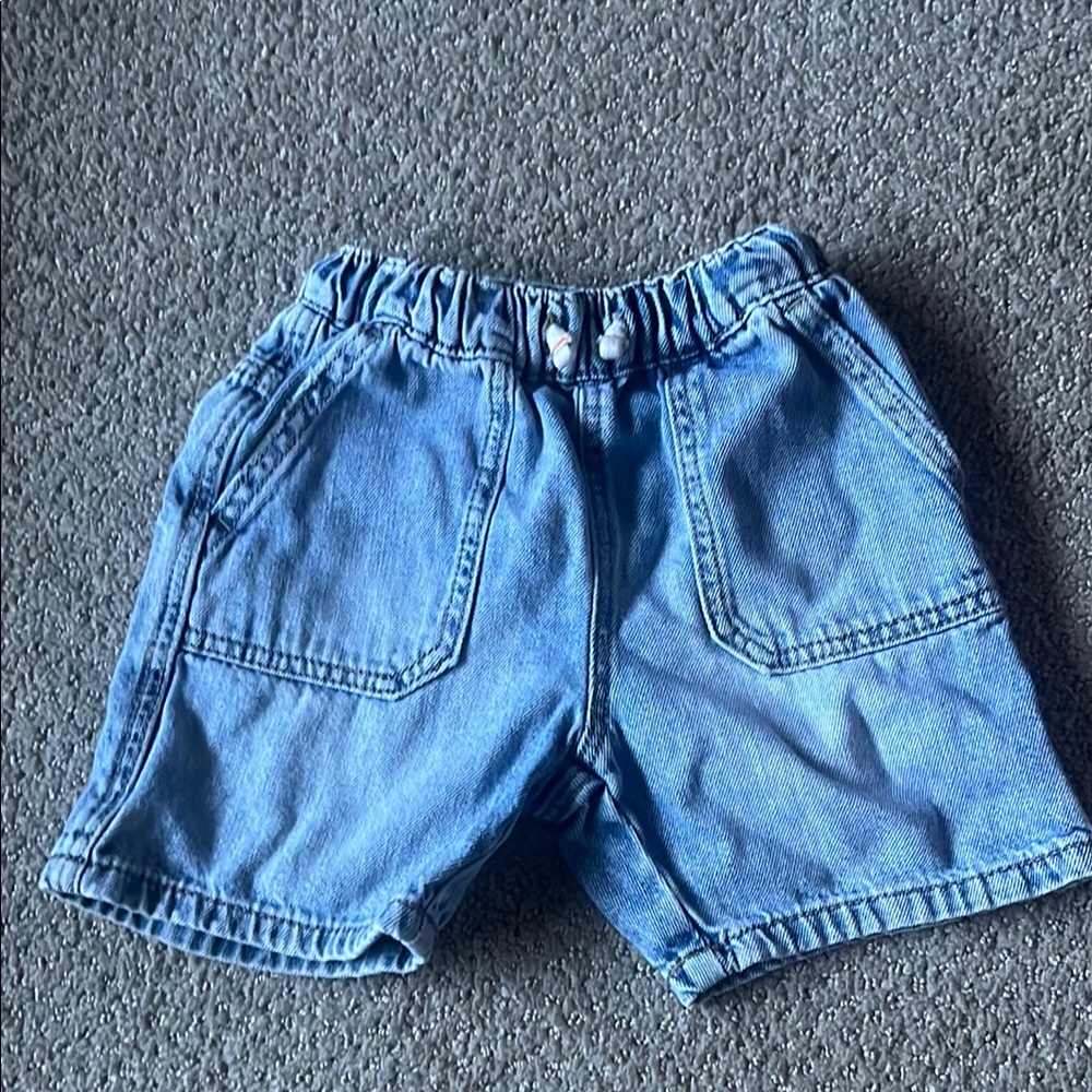 Kids Blue Denim Shorts
